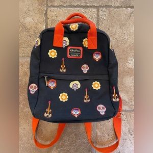 Disney COCO loungefly canvas embroidered backpack